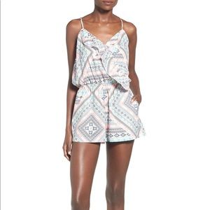 NWT Devlin Surplice Romper Size Small